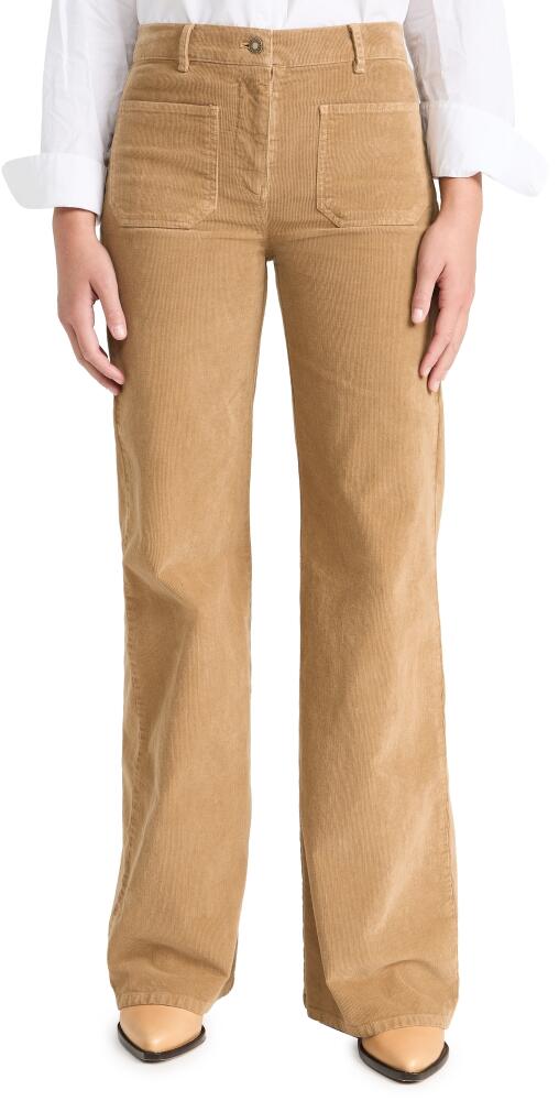 Nili Lotan Florence Corduroy Pants Khaki Cover