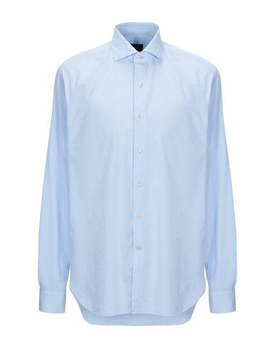 Alessandro Gherardi Man Shirt Sky blue Cotton Cover