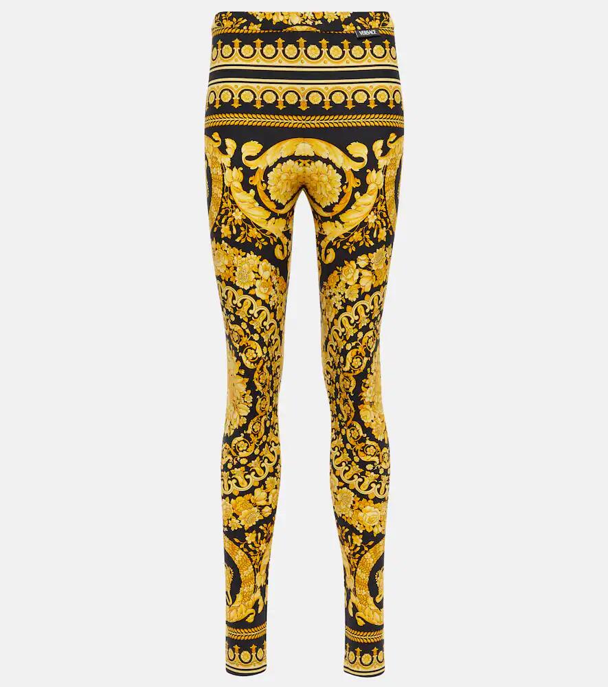 Versace Barocco mid-rise leggings Cover