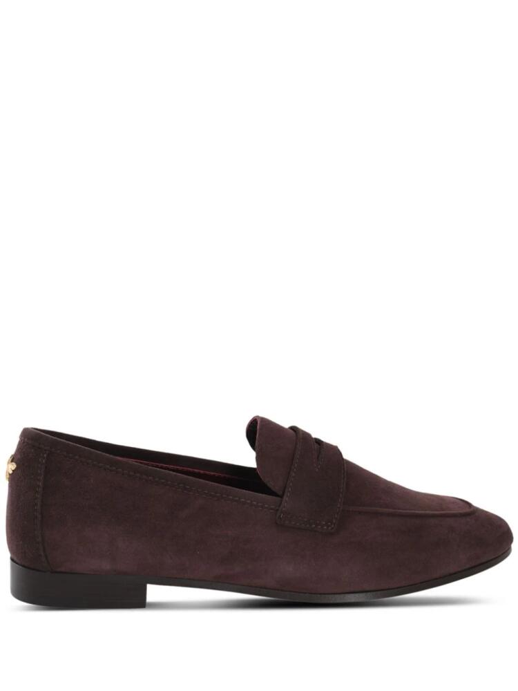 Bougeotte logo-plaque loafers - Brown Cover