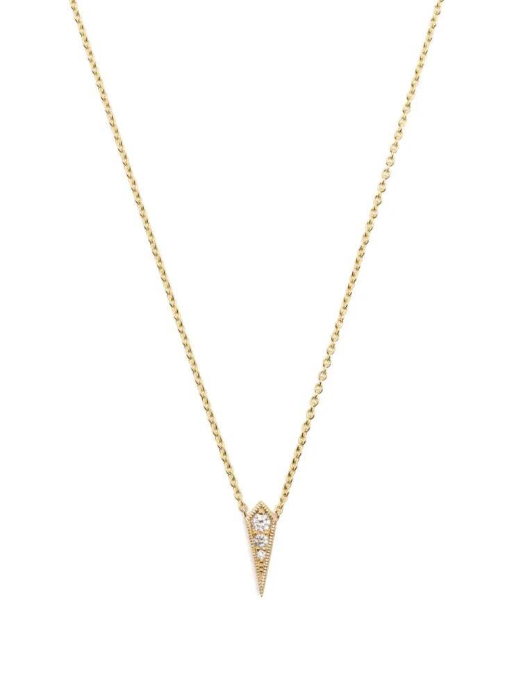 Lizzie Mandler Fine Jewelry 14kt yellow gold Kite diamond necklace Cover