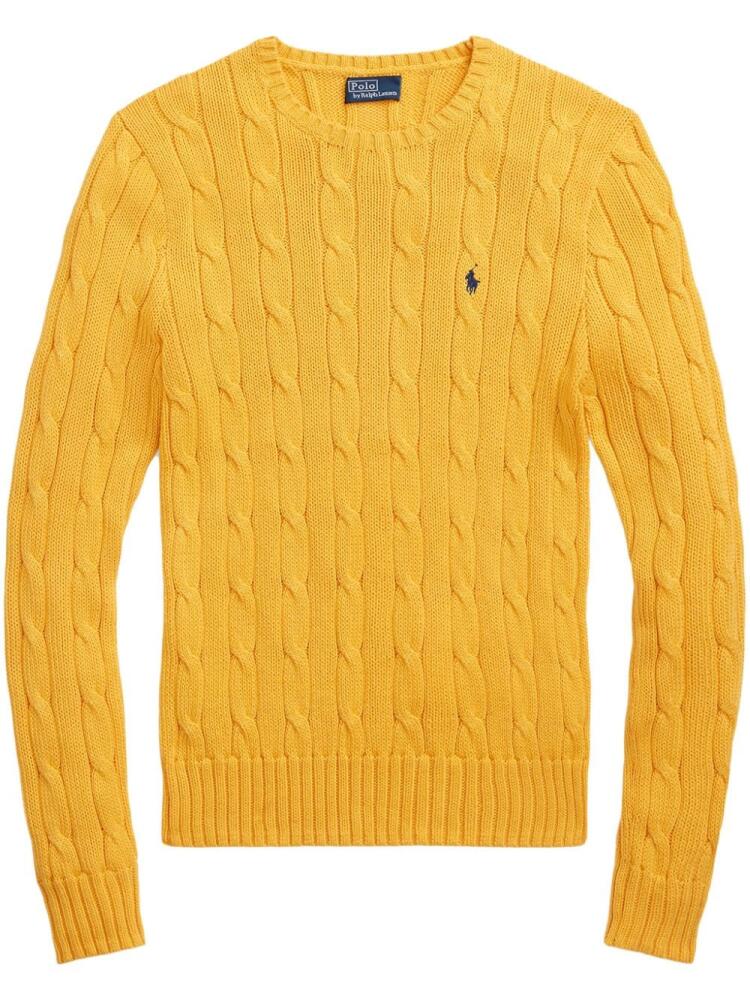 Polo Ralph Lauren cable-knit jumper - Yellow Cover