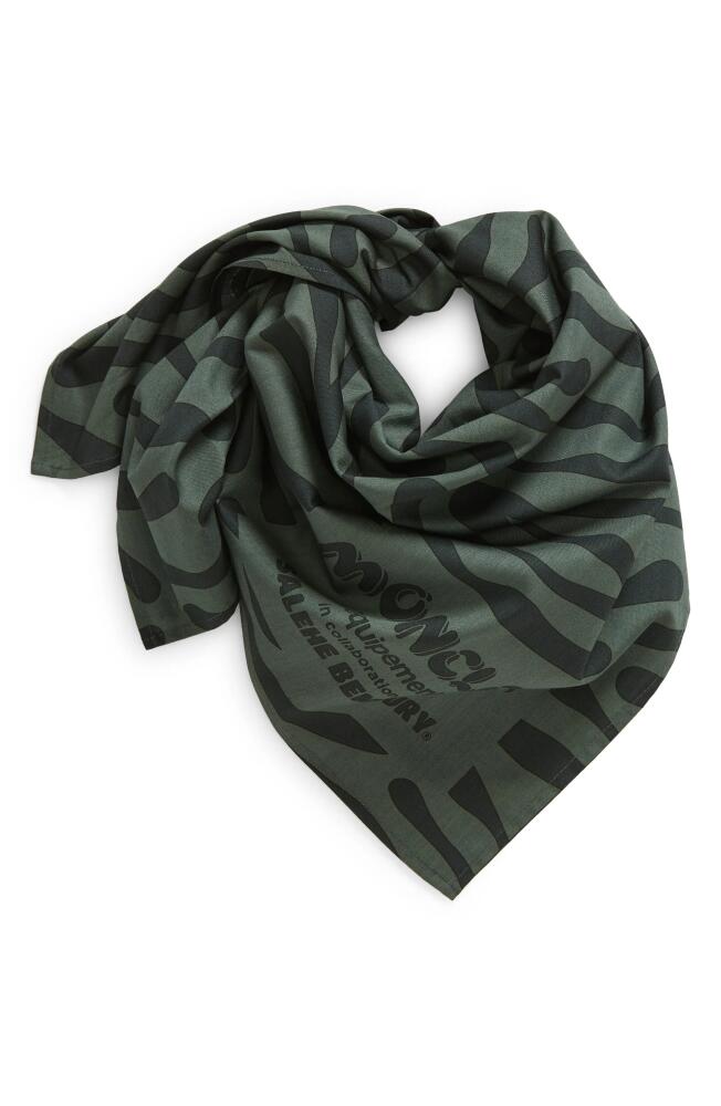 Moncler Genius x Salehe Bembury Cotton Scarf in Green Cover