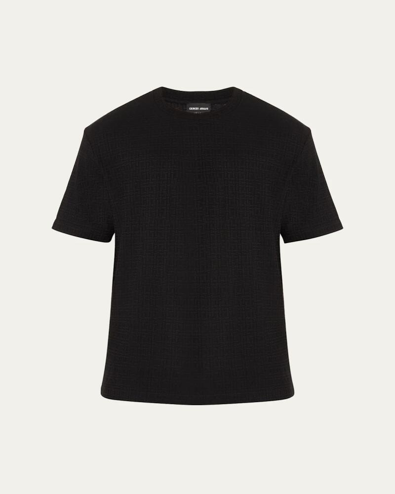 Giorgio Armani Men's Geometric Jersey T-Shirt Cover