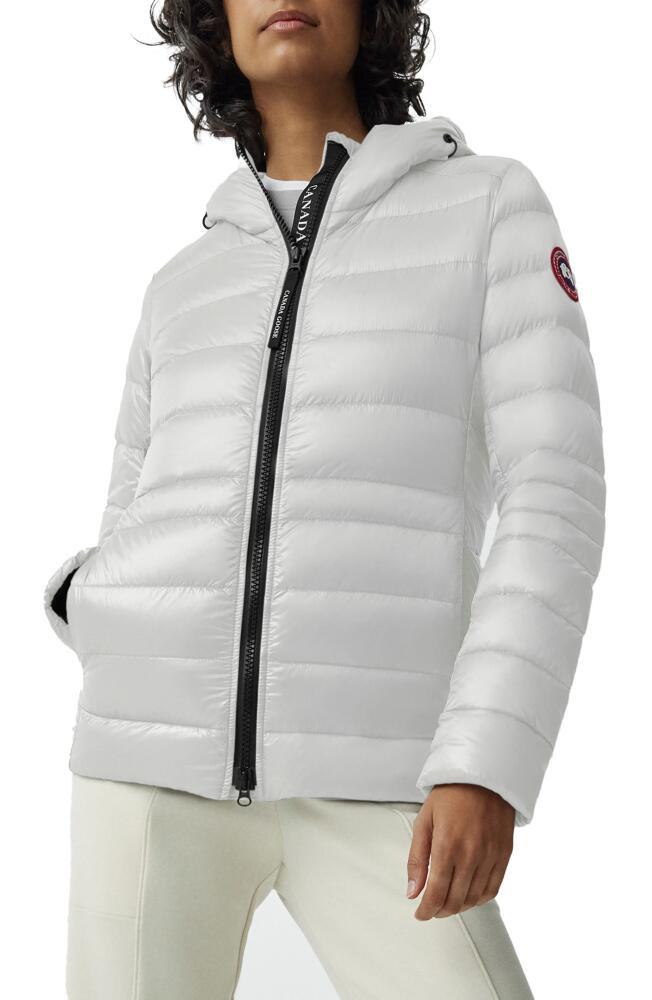 Canada Goose Cypress Packable Hooded 750-Fill-Power Down Puffer Jacket in Silverbirch - Bouleau Argente Cover