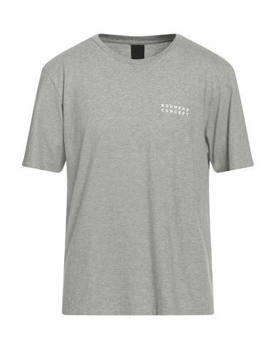 Noumeno Concept Man T-shirt Grey Cotton Cover