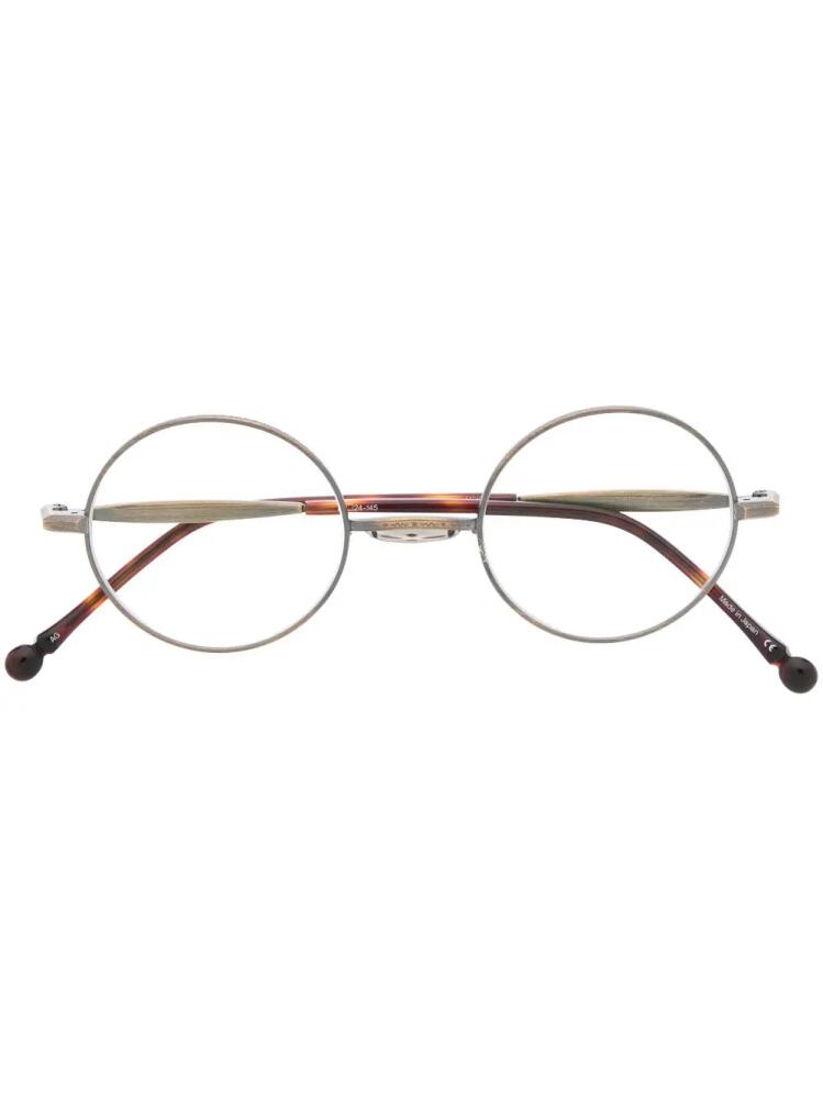 Matsuda round-frame optical glasses - Brown Cover