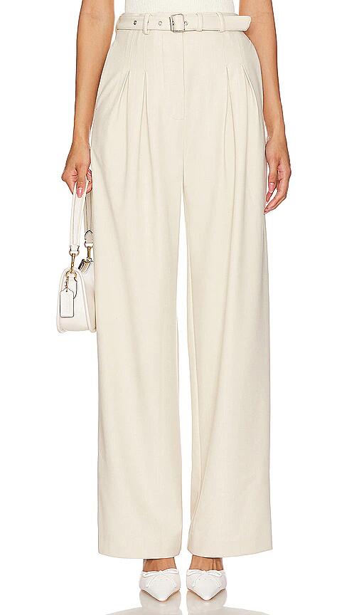 Camila Coelho Daytona Slacks in Beige Cover