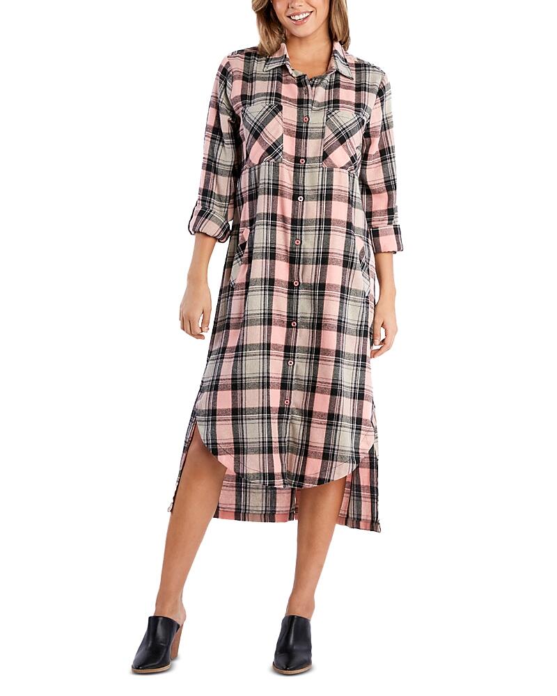 Billy T Always Fun Plaid Shirt Dress Cover