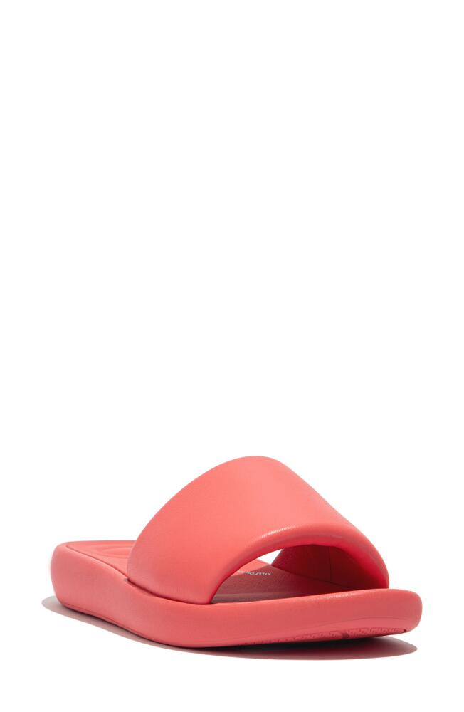 FitFlop iQushion D-Luxe Slide Sandal in Rosy Coral Cover