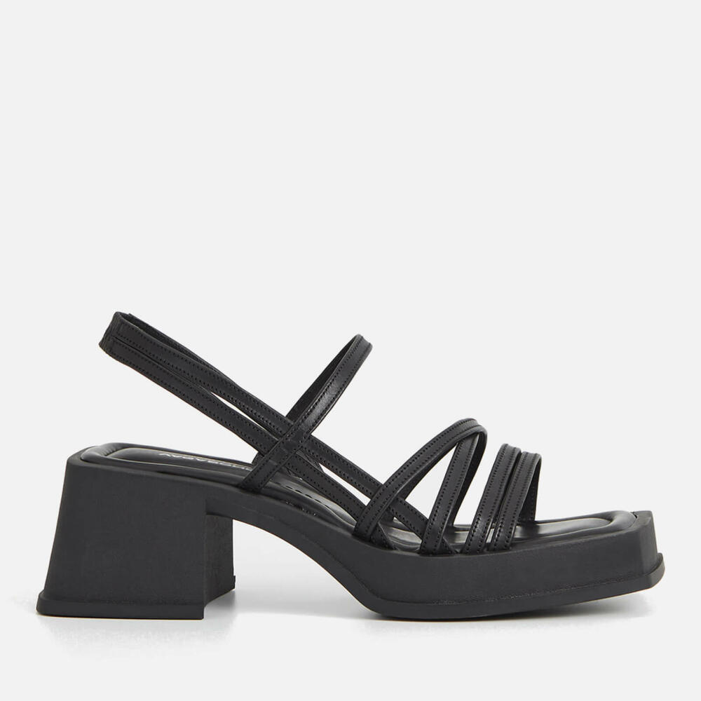 Vagabond Hennie Strappy Leather Block Heeled Sandals Cover