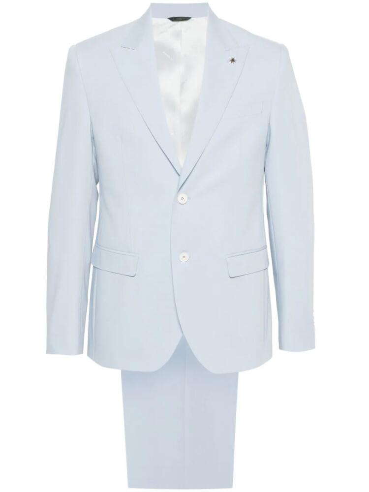 Manuel Ritz single-breasted wool suit - Blue Cover