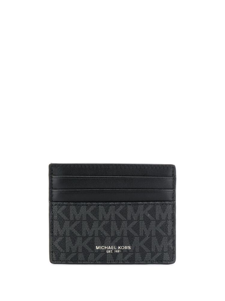 Michael Michael Kors logo print cardholder - Black Cover