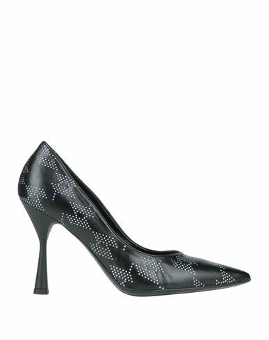 Karl Lagerfeld Panache Hi Perf Rpt Court Shoe Woman Pumps Black Synthetic fibers Cover