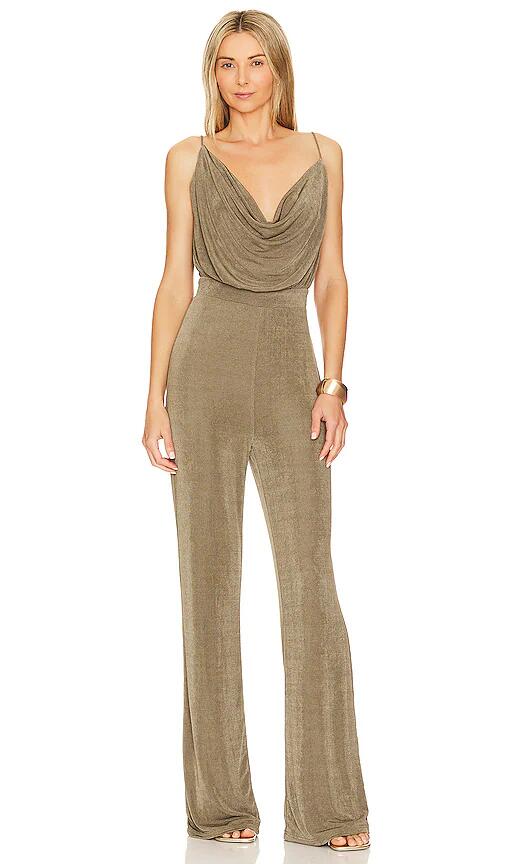 MISHA Moyra Jumpsuit in Olive Cover