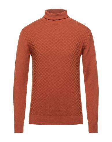 Yes Zee By Essenza Man Turtleneck Rust Viscose, Nylon Cover