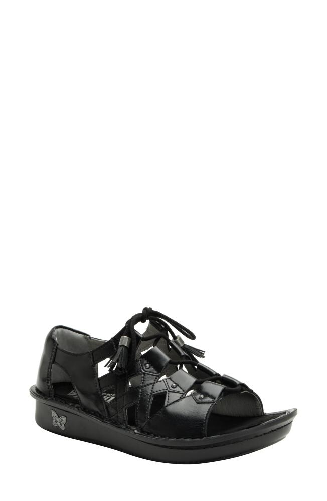 Alegria by PG Lite Valerie Wedge Sandal in Noir Cover