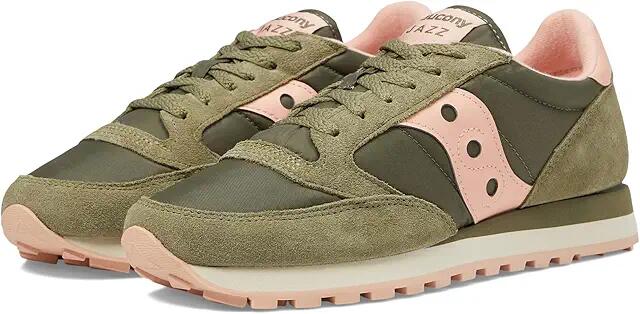 Saucony Originals Jazz Original (Olive/Peach) Women's Classic Shoes Cover