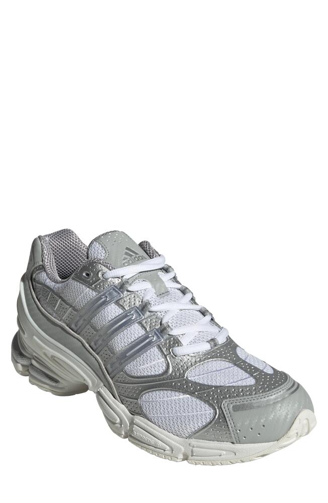 adidas Ozweego Pro Sneaker in White/Silver Metallic/White Cover