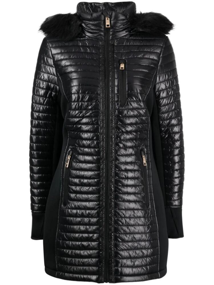 Michael Michael Kors hooded padded coat - Black Cover