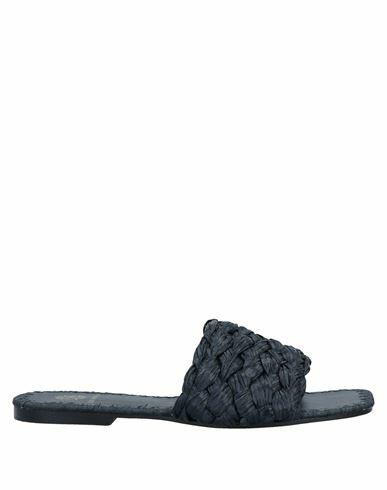 De Siena Woman Sandals Black Textile fibers Cover