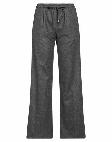 Kiton Woman Pants Grey Wool Cover