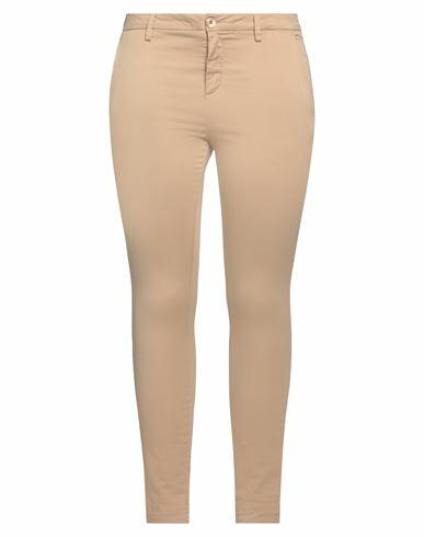 Aglini Woman Pants Sand Cotton, Elastane Cover