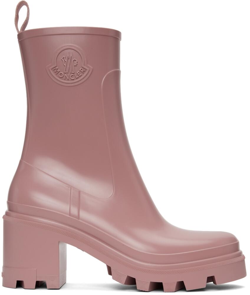 Moncler Pink Loftgrip Boots Cover