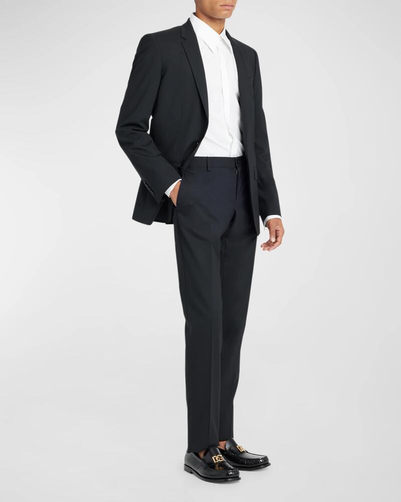 Dolce & Gabbana Men's Martini Solid Stretch Wool Suit Cover