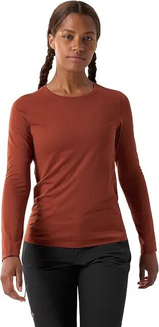 Arc'teryx Taema Crew Long Sleeve (Sequoia Heather) Women's Clothing Cover