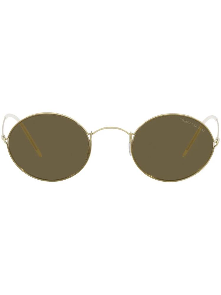 Giorgio Armani round-frame sunglasses - Gold Cover