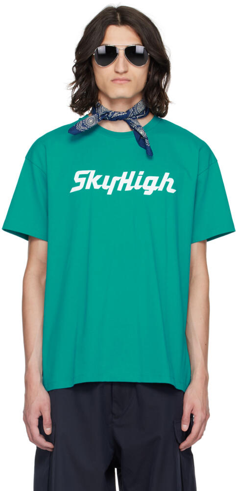 Sky High Farm Workwear Blue Print T-Shirt Cover