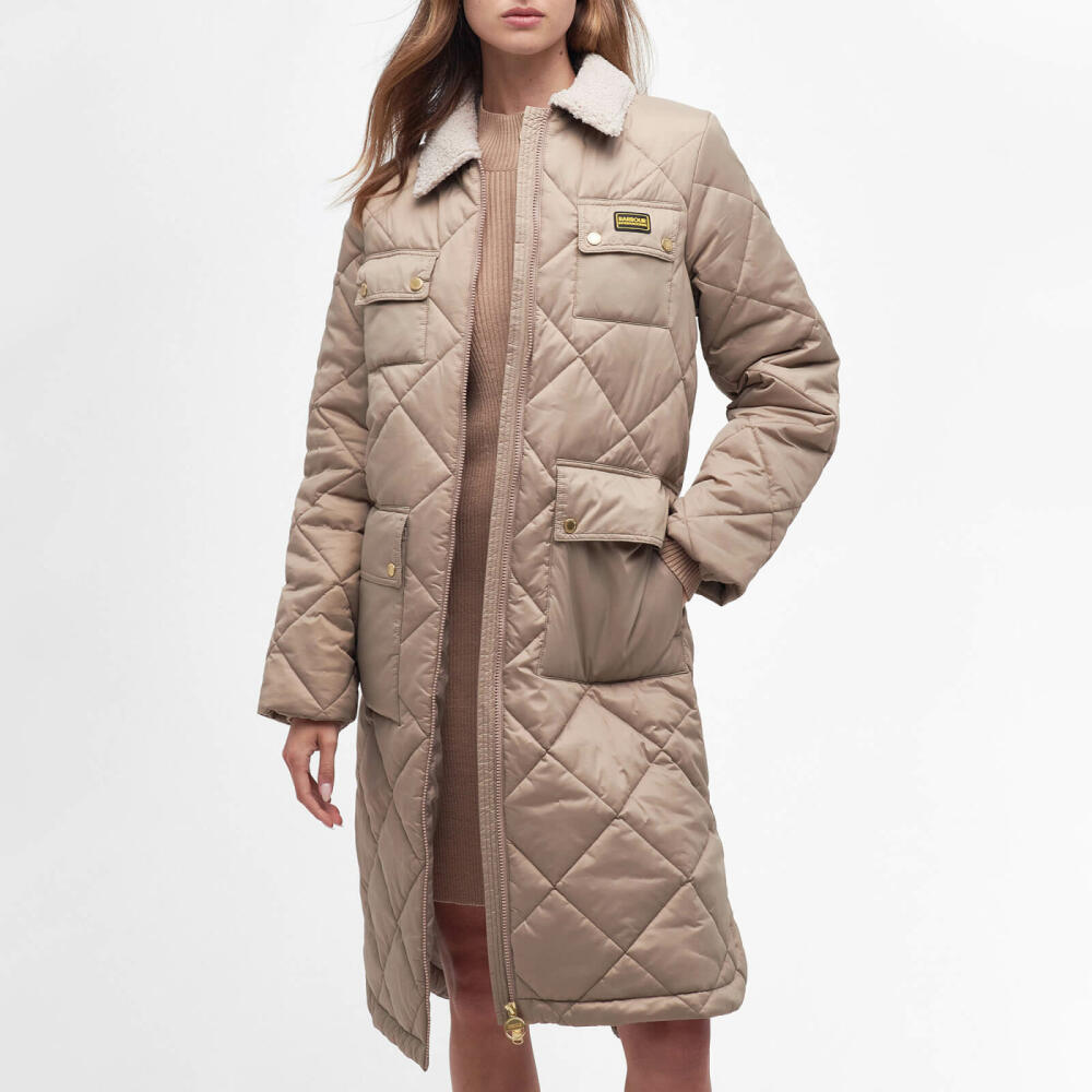 Barbour International Supanova Diamond Quilted Shell Coat Cover