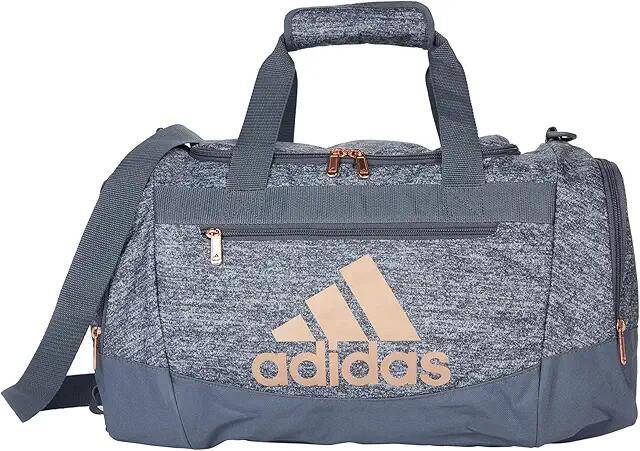 adidas Defender 4 Small Duffel Bag (Grey/Jersey Onix/Rose Gold/Onix) Handbags Cover