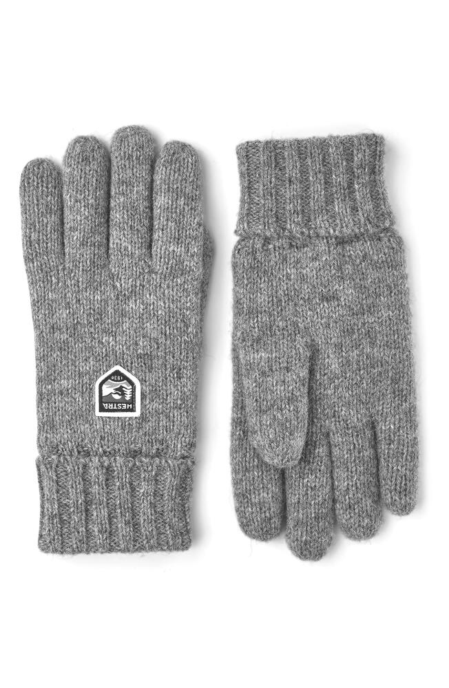 Hestra Wool Blend Gloves in Grey Cover