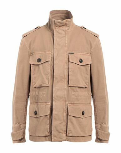 Peserico Man Jacket Sand Cotton, Linen, Elastane Cover