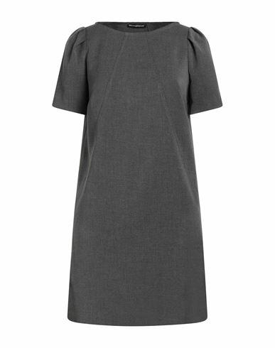 Biancoghiaccio Woman Mini dress Grey Polyester, Viscose, Elastane Cover