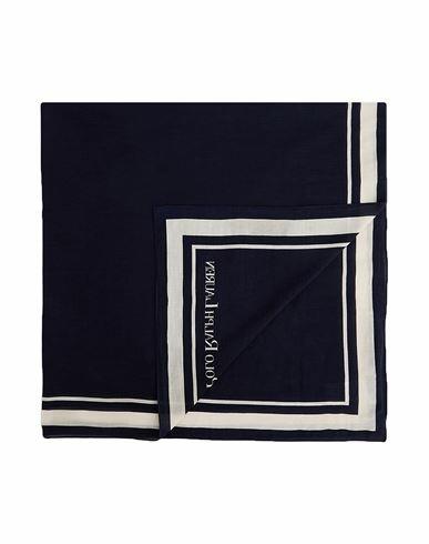 Polo Ralph Lauren Woman Scarf Navy blue Cotton Cover