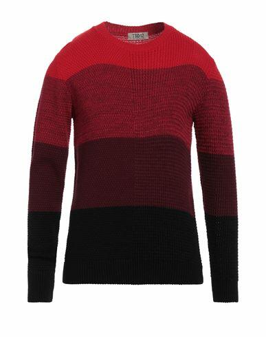 Tsd12 Man Sweater Brick red Acrylic, Wool Cover