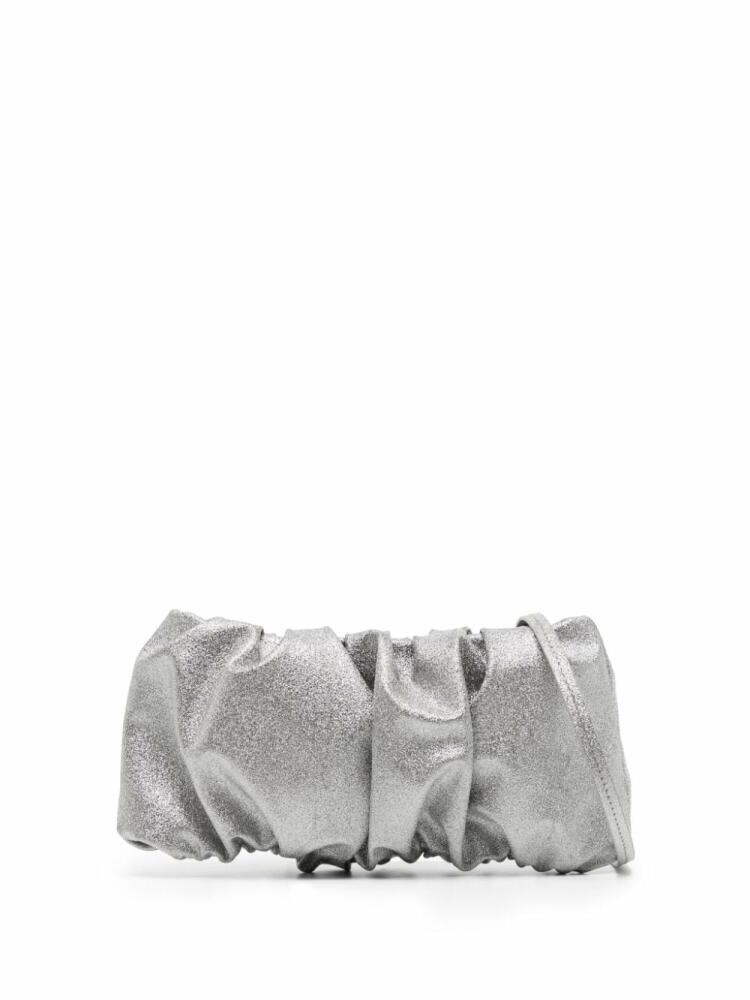 STAUD Bean glitter shoulder bag - Silver Cover