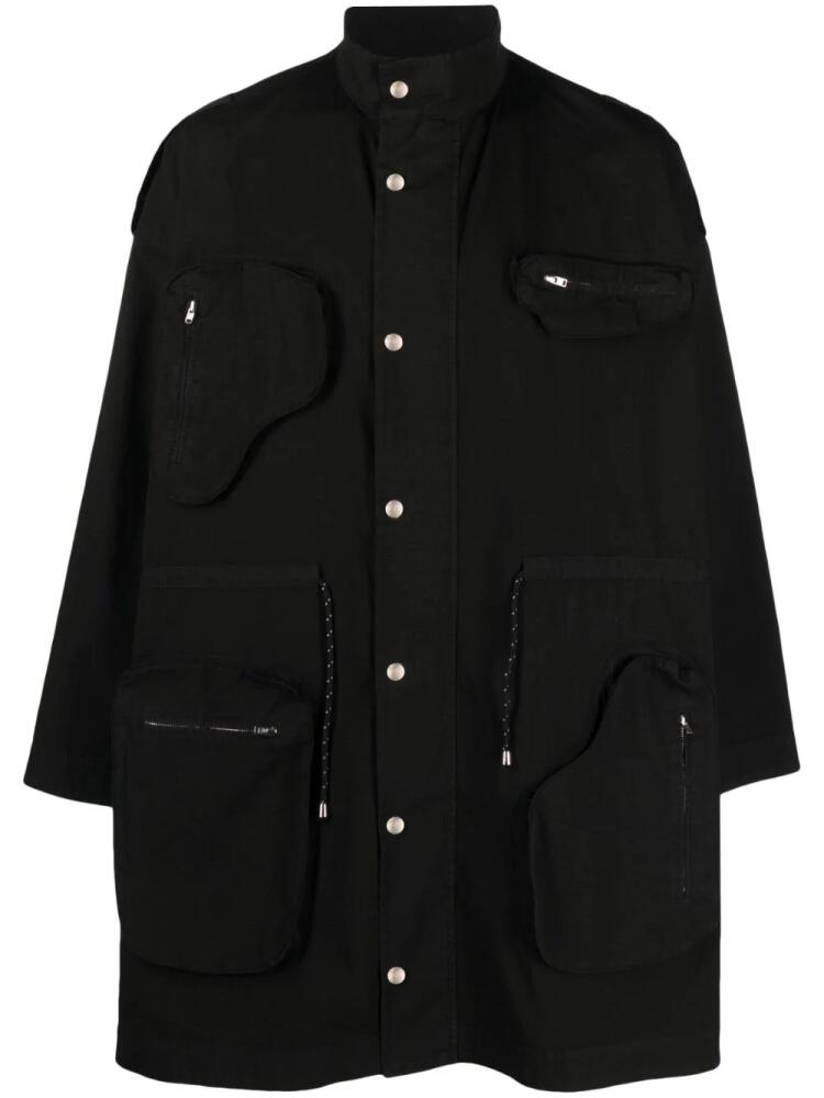 Henrik Vibskov Field single-breasted coat - Black Cover