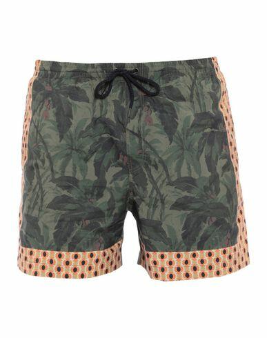 Dries Van Noten Man Swim trunks Military green Polyamide Cover