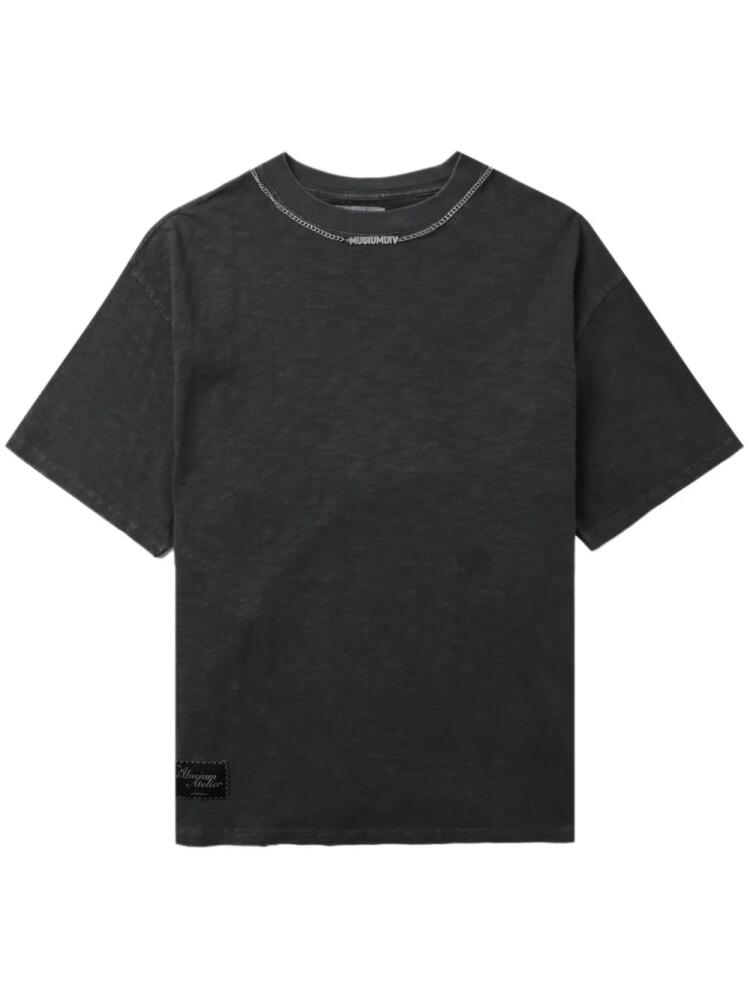 Musium Div. logo-chain cotton T-shirt - Black Cover