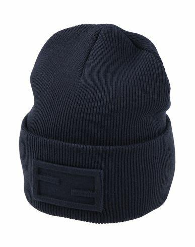 Fendi Man Hat Midnight blue Virgin Wool Cover