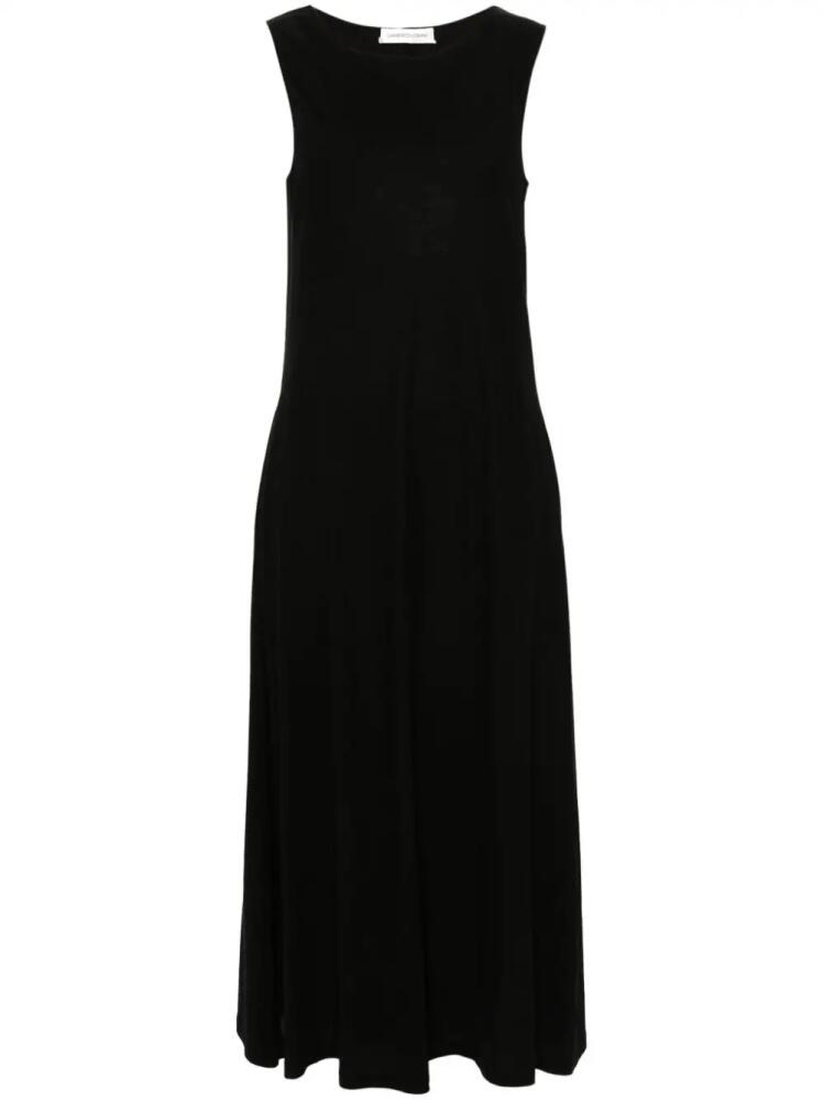 Lamberto Losani cotton midi dress - Black Cover