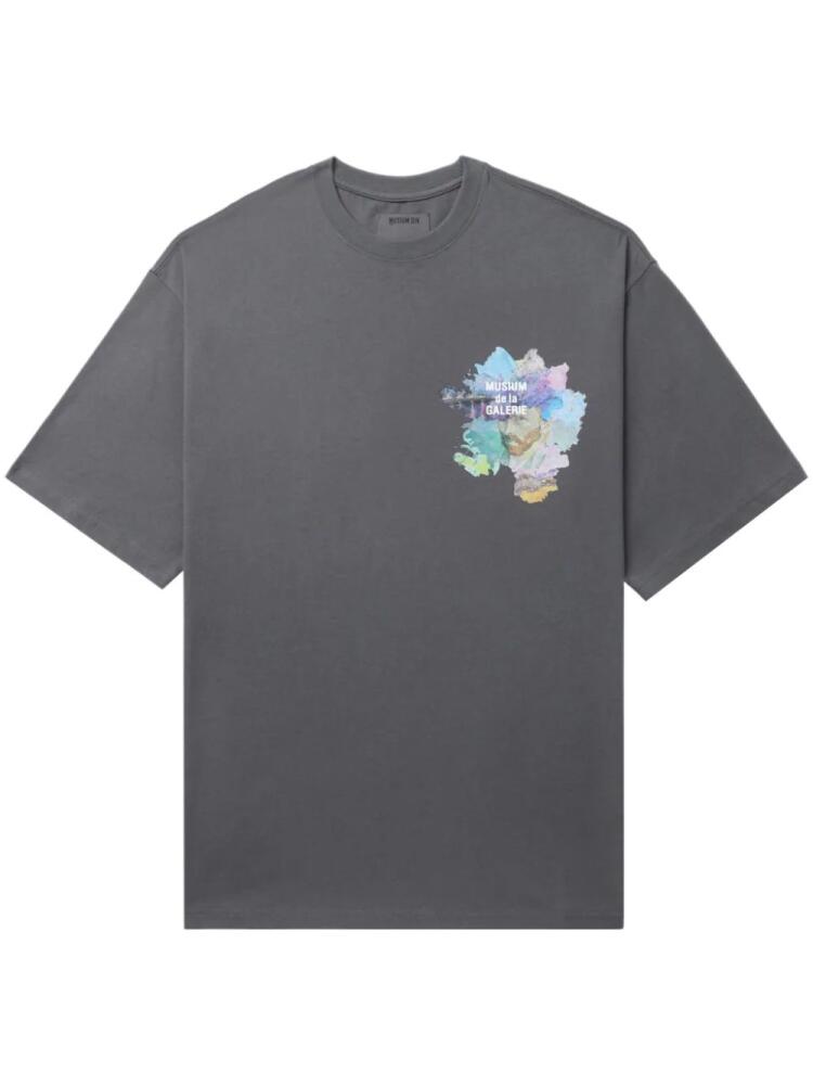 Musium Div. graphic-print cotton T-shirt - Grey Cover