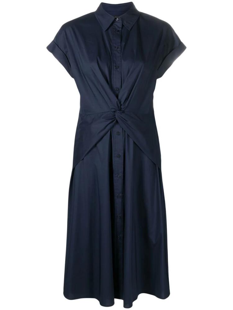 Lauren Ralph Lauren classic collar cotton shirt dress - Blue Cover