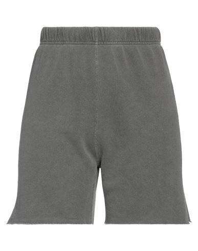 John Elliott Woman Shorts & Bermuda Shorts Steel grey Cotton Cover