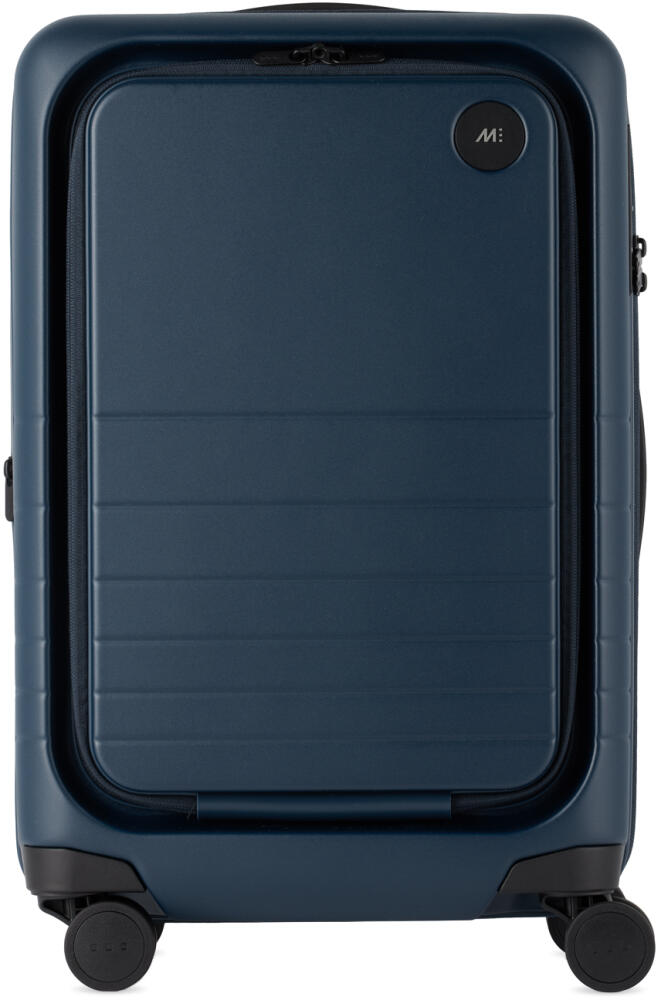 Monos Navy Expandable Carry-On Pro Suitcase Cover