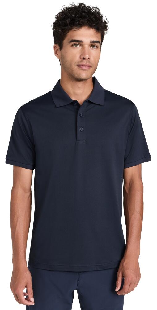 Reigning Champ Tech Pique Playoff Polo Navy Cover